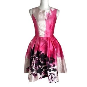 Kaya & Sloane Floral Fit & Flare Dress Size XS